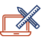 (Leih-)Laptop für die Schule Icon Laptop